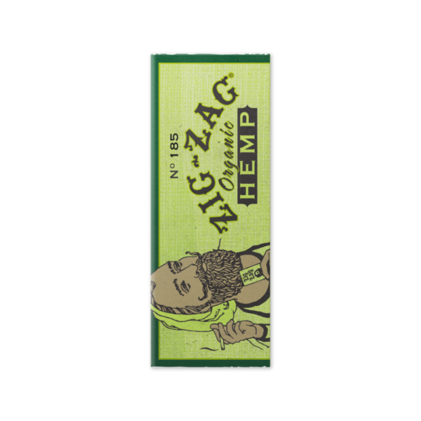 Unbleached and slow burning organic hemp rolling papers