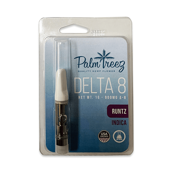 Our D8 vape cartridge is derived from hemp and federally legal. It comes in a 510 compatible, glass CCELL cartridge with a ceramic core and ceramic mouthpiece for the best possible performance and taste.