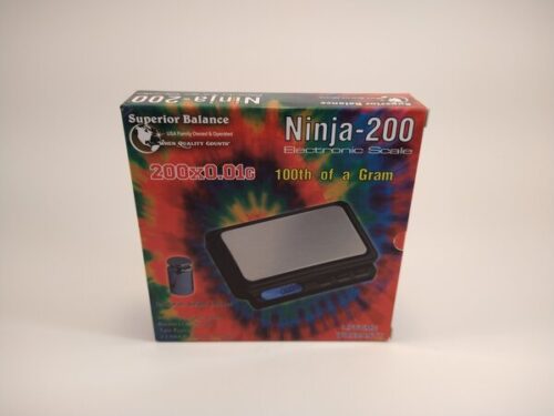Superior Balance Ninja-200 Electronic Scale. 200 gram max capacity Electronic Scale accurate to 1/100th of a gram.