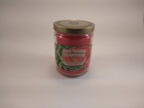 Kiwi Twisted Strawberry Smoke Odor Exterminator Candle