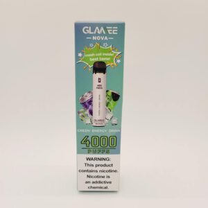 Glamee Green Energy Drink Disposable Vape 5% Nicotine 4000 Puffs