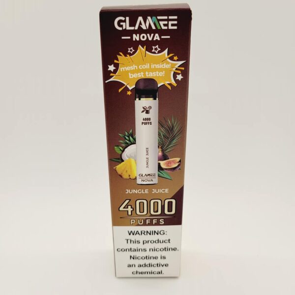 Glamee Jungle Juice Disposable Vape 5% Nicotine 4000 Puffs
