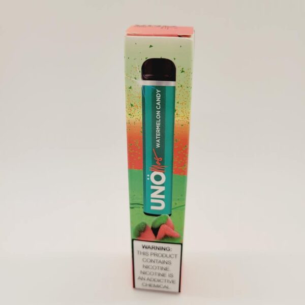 Uno Mas Watermelon Candy Disposable Vape 5% Nicotine 1200 Puffs