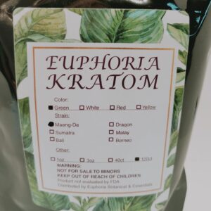 Euphoria Kratom Green Maeng Da 120 Capsules