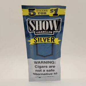 Show Silver Cigarillos 5 Pack for $1