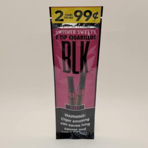 Swisher Sweets BLK Berry Cigarillos With Tip 2 Pack