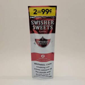 Swisher Sweets 2 Pack for 99 cents.