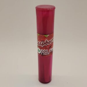 Tasty Tips Raspberry Pre-Rolled Hemp Cones 3 Pack