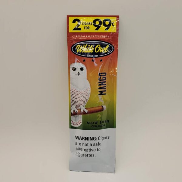 White Owl Mango Cigarillos 2 pack 99 cents.
