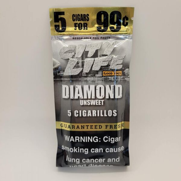 City Life Diamond Unsweet Cigarillos