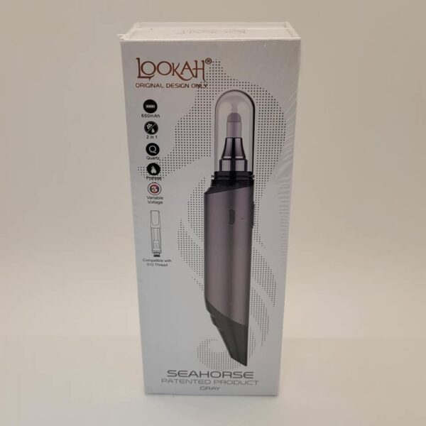 Lookah Seahorse 2 in 1 Electric Honeystraw and Cartridge Battery - Gray