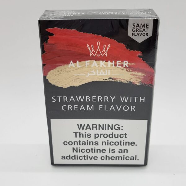 Al Fakher Strawberry With Cream 50g Hookah Tobacco
