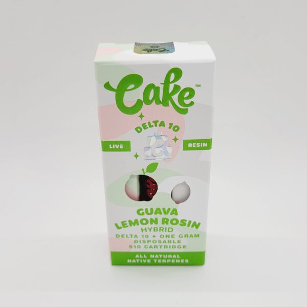 Cake Guava Lemon Rosin Delta-10 Live Resin Cartridge