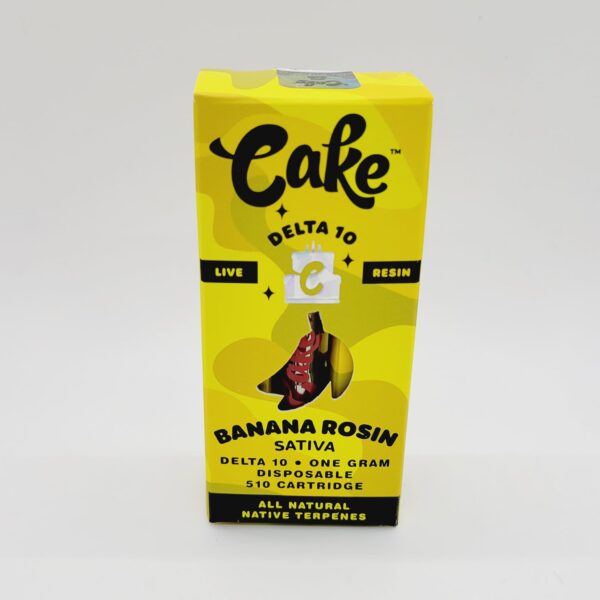Cake Banana Rosin (Sativa) Delta-10 Live Resin Cart