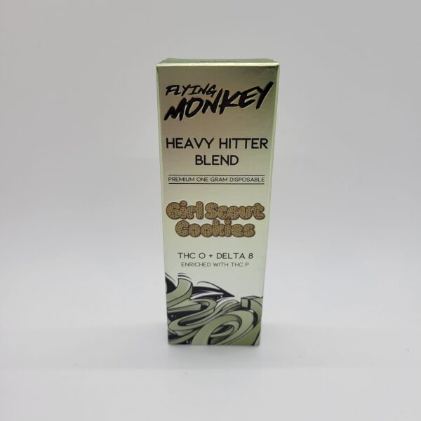 Flying Monkey Heavy Hitter Blends Girl Scout Cookies Delta-8, THC-O, & THC-P Disposable Vapes
