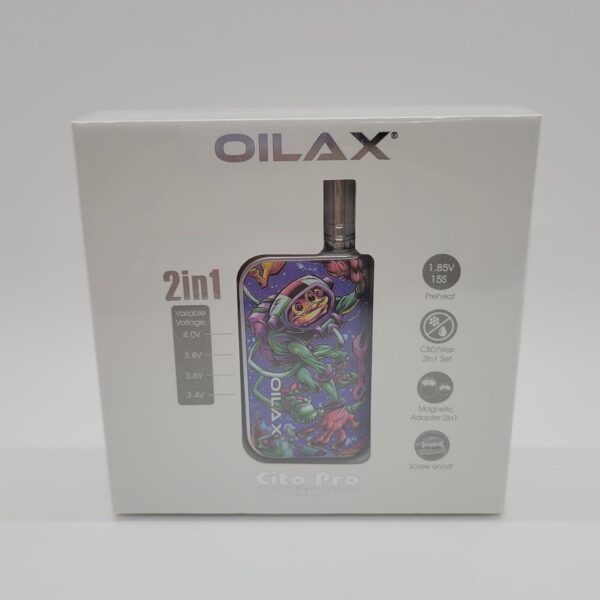 Oilax Cito Pro 2 in 1 Wax & Cart Vape Space Monkey Design