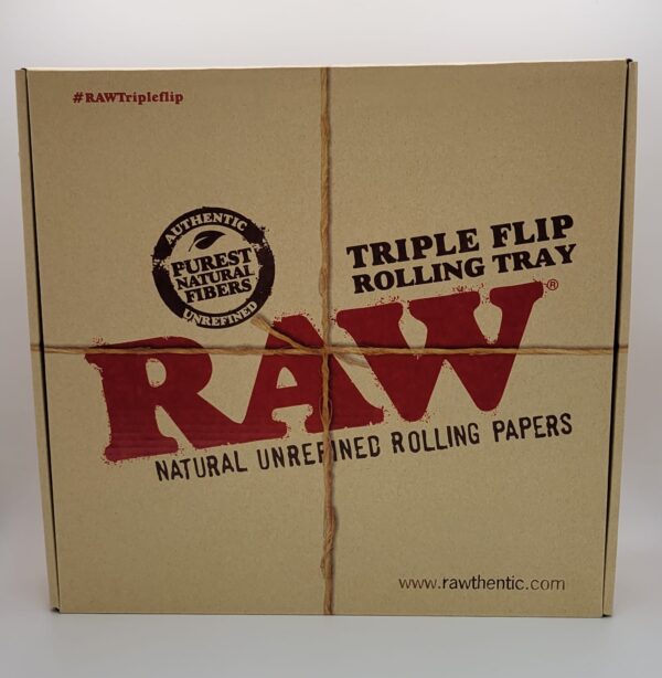 Raw Triple Flip Bamboo Rolling Tray