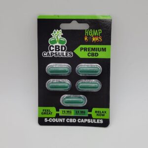 Hemp Bombs CBD Capsules 5 Pack