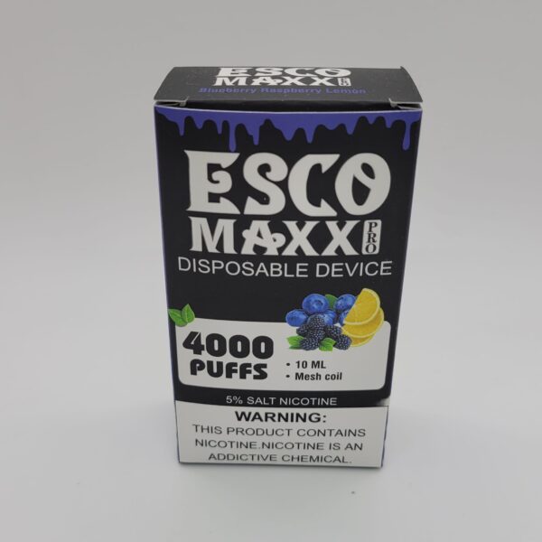 Esco Maxx Blueberry Raspberry Lemon Disposable Vape 4000 Puffs