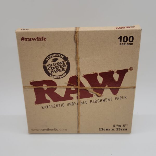 Raw 5x5" Parchment Paper Squares