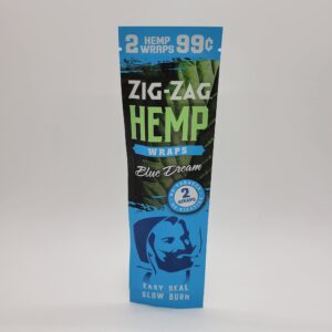 Zig-Zag Blue Dream Hemp Wraps 2 Pack