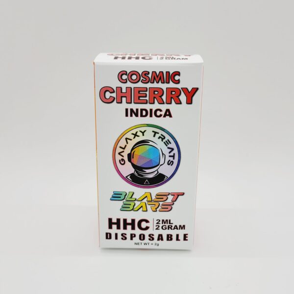 Galaxy Treats Blast Bars 2g HHC Cosmic Cherry Disposable Vape
