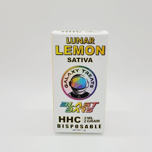 Galaxy Treats Blast Bars HHC Lunar Lemon Disposable Vape