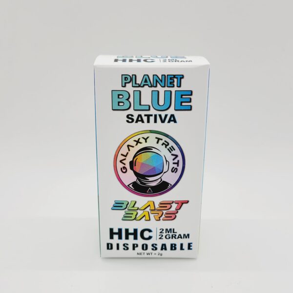 Galaxy Treats Blast Bars HHC Planet Blue Disposable Vape