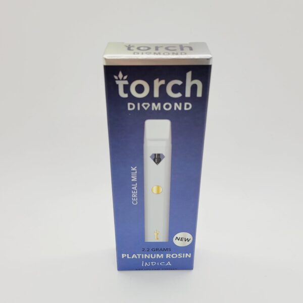 Torch Diamond Platinum Rosin Vape - Cereal Milk
