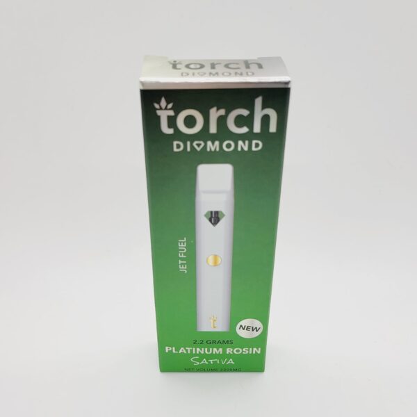 Torch Diamond Platinum Rosin Vape - Jet Fuel