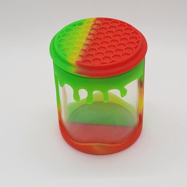 100ml Silicone Wrapped Glass Jar