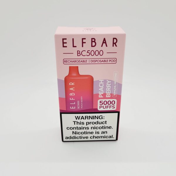 Elf Bar - Peach Berry 5000 Puff Disposable Vape