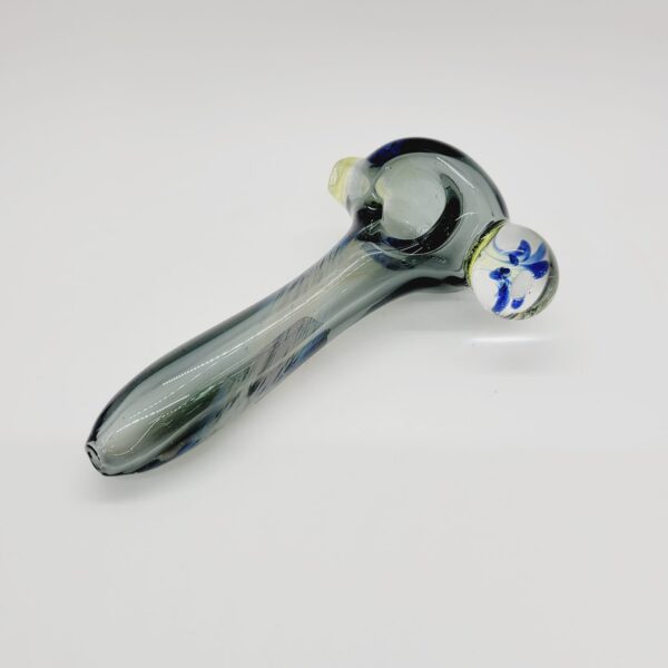 5" Spoon Pipe with Implosion Marble