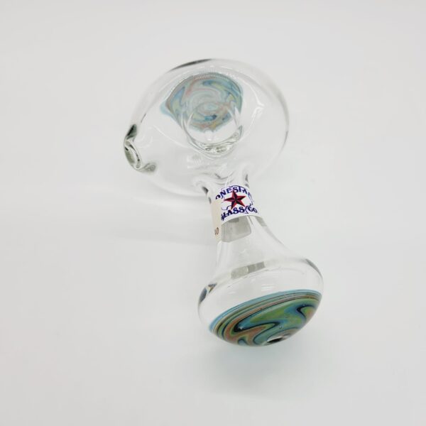 Lonestar Glass Co. 4" Clear Pipe with Reversal