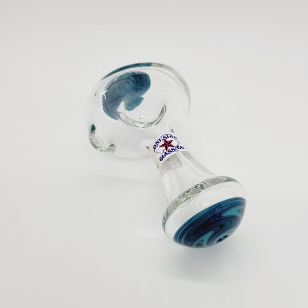 Lonestar Glass Co. 4" Clear Pipe with Reversal