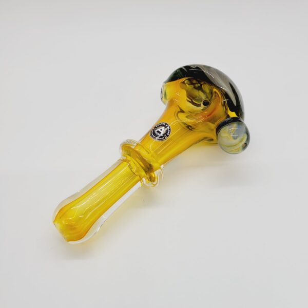 Rockin' A Glass 4" Fumed Honeycomb Spoon Pipe