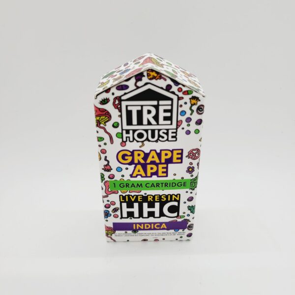 Tre House 1g HHC Grape Ape Indica Cartridge