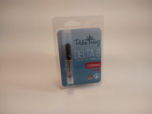 Palm Treez Delta 8 Strawnana Hybrid Vape Cartridge
