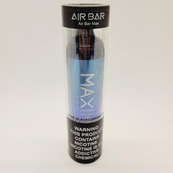 Air Bar Max Aloe Blackcurrant Disposable Vape 2000 Puffs.