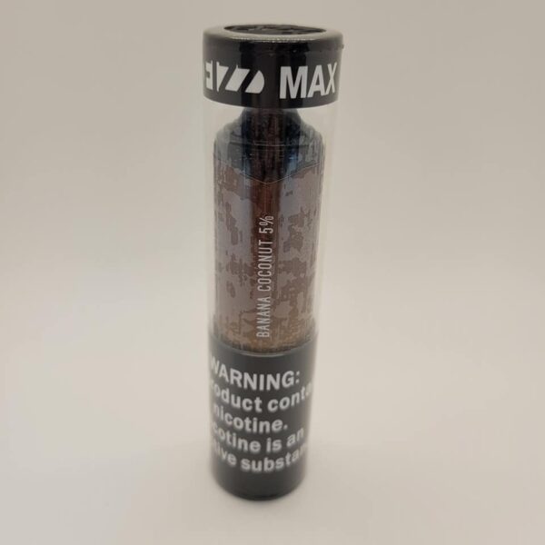 Fizz Max Banana Coconut Disposable Vape 5% Nicotine 3000 Puffs.