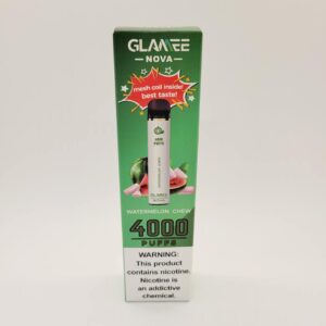 Glamee Watermelon Chew Disposable Vape 5% Nicotine 4000 Puffs