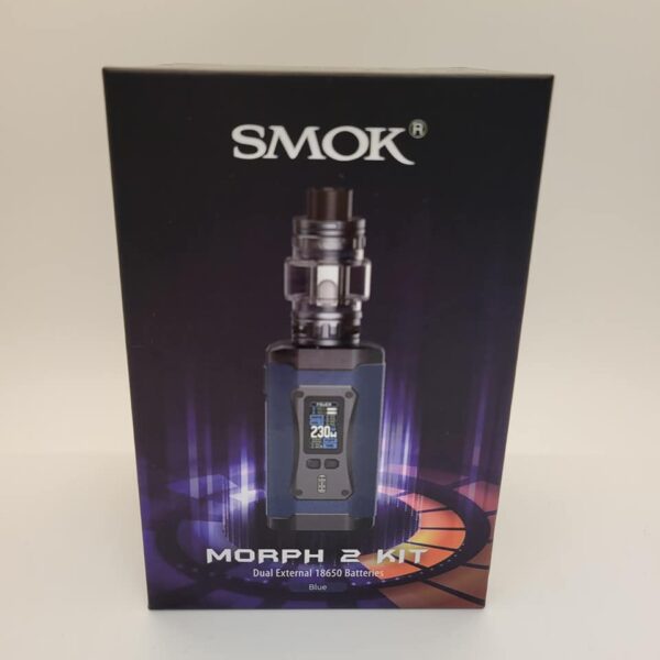 The Morph 2 is a larger vape with buttons to change the wattage and is equipped with adjustable air flow.