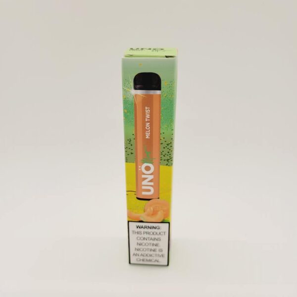Uno Mas Melon Twist Disposable Vape 5% Nicotine 1200 Puffs