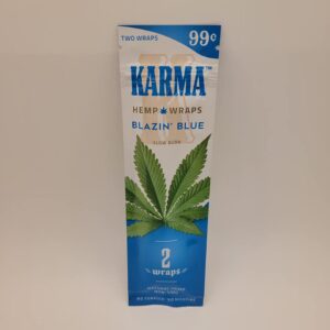 Karma Blazin' Blue Hemp Wraps 2 Pack