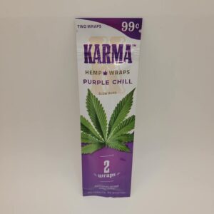 Karma Purple Chill Hemp Wraps 2 Pack