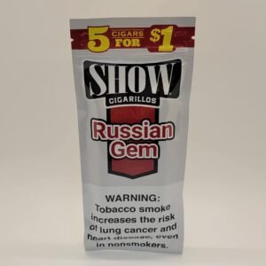 Show Russian Gem Cigarillos 5 Pack for $1