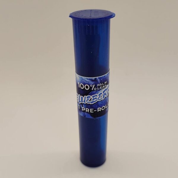 Tasty Palms Blueberry Pre-Rolled Palm Leaf With Filter Tip. 1 Per Tube.
