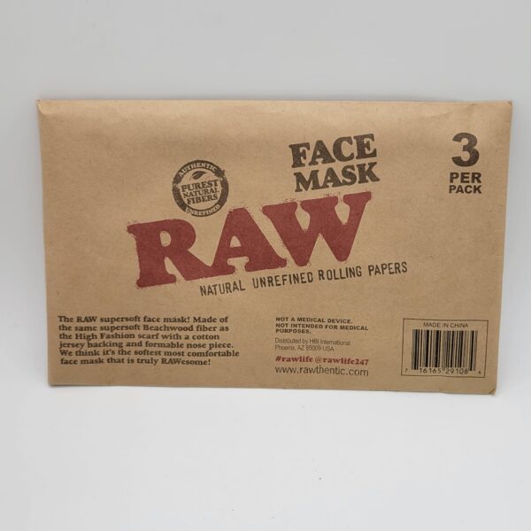 Raw Face Masks - 3 Pack