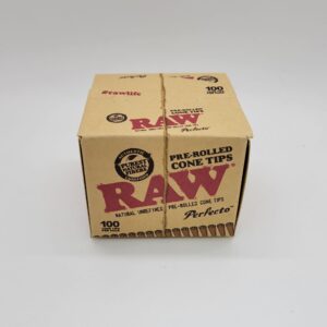 Raw Perfecto Pre-Rolled Cone Tips - 100 Pack Box