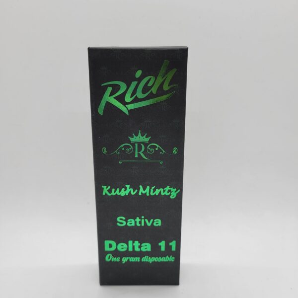 Rich 1g Delta-11 Kush Mintz Disposable Vape